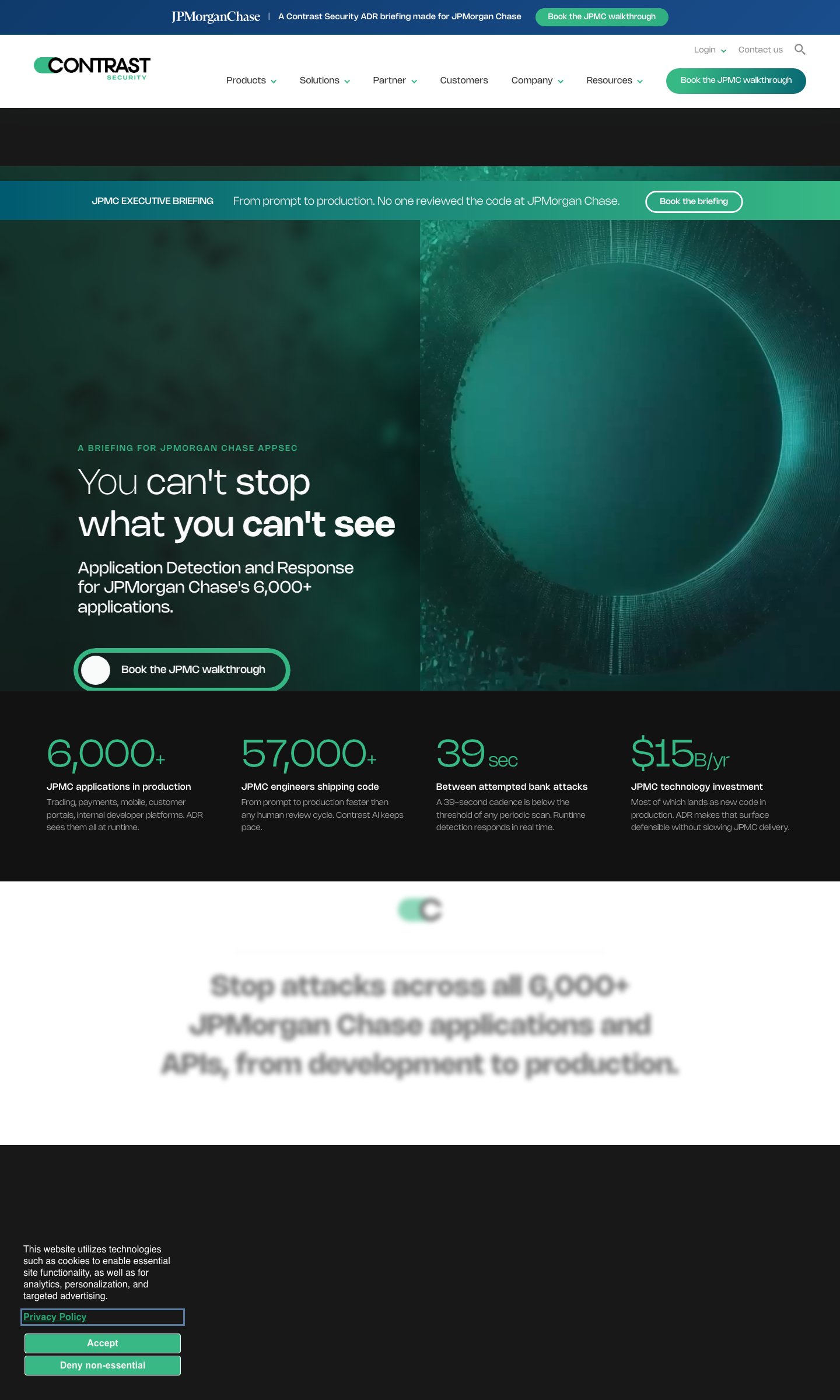 JPMC landing page